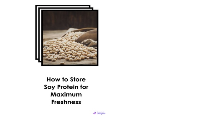 How To Store Soy Protein For Maximum Freshness
